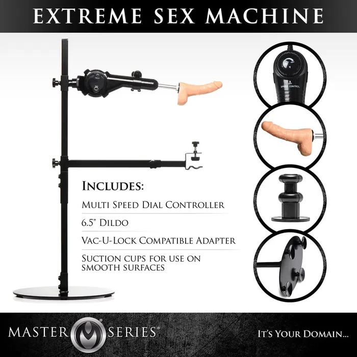 XR Brands Female Sex Toys Master Series The Dicktator 20 Mains Powered Sex Machine XR Brands Female Sex Toys Master Series The Dicktator 20 Mains Powered Sex Machine
