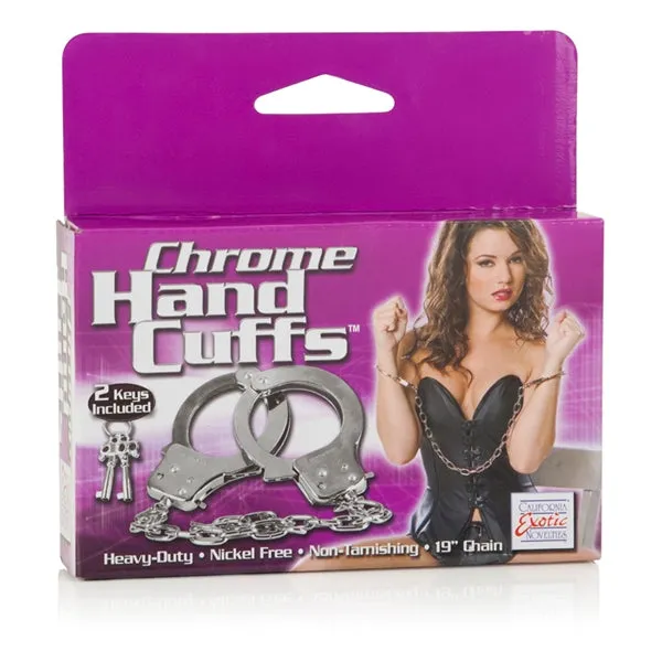 California Exotic Novelties Vibrators Handcuffs Chrome California Exotic Novelties Vibrators Handcuffs Chrome