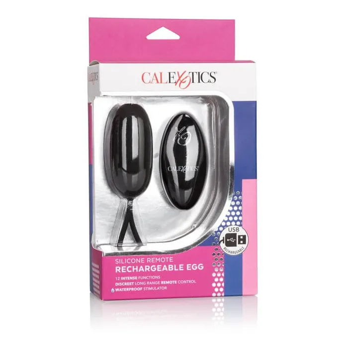Couples California Exotic Novelties Silicone Remote Controlled Rechargeable Vibrating Egg