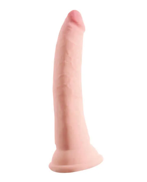 Dildos Pipedream Products King Cock Triple Density 7 inches Beige Dildo
