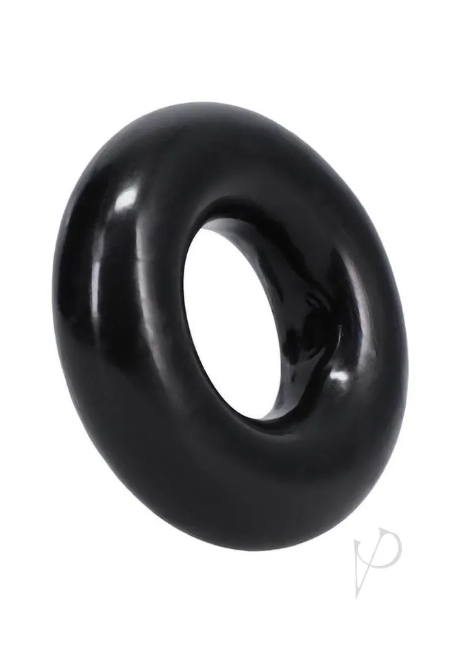 Doc Johnson Enterprises Male Sex Toys Rock Solid 3x Donut CRing Black Achieve LongLasting Erections with Comfort Safety