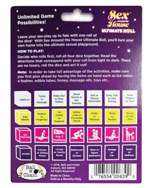 Couples Sex Around The House Ultimate Roll Dice Game Ball Chain Couples Sex Around The House Ultimate Roll Dice Game Ball Chain