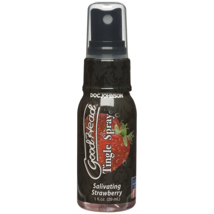 Goodhead Tingle Spray 1 Fl Oz Salivating Strawberry Doc Johnson Vibrators Goodhead Tingle Spray 1 Fl Oz Salivating Strawberry Doc Johnson Vibrators