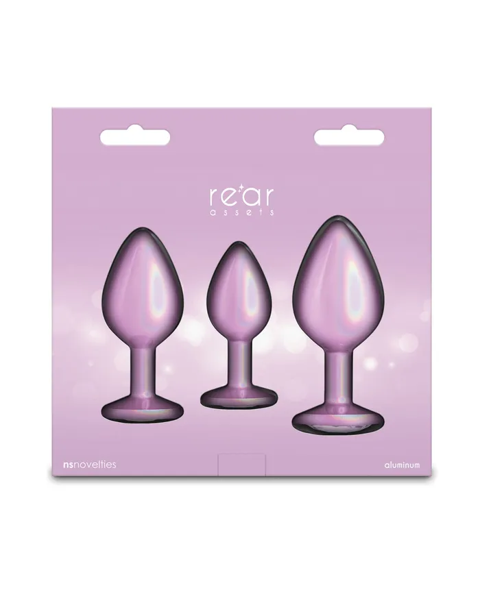 NS Novelties Vibrators Rear Asset Iridescent Pink Trainer Kit Pink Gem NS Novelties Vibrators Rear Asset Iridescent Pink Trainer Kit Pink Gem