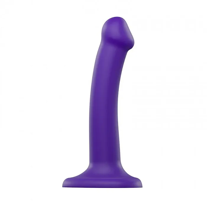 StraponMe Bendable Dual Density Dildo Purple Small Strap on Me Dildos
