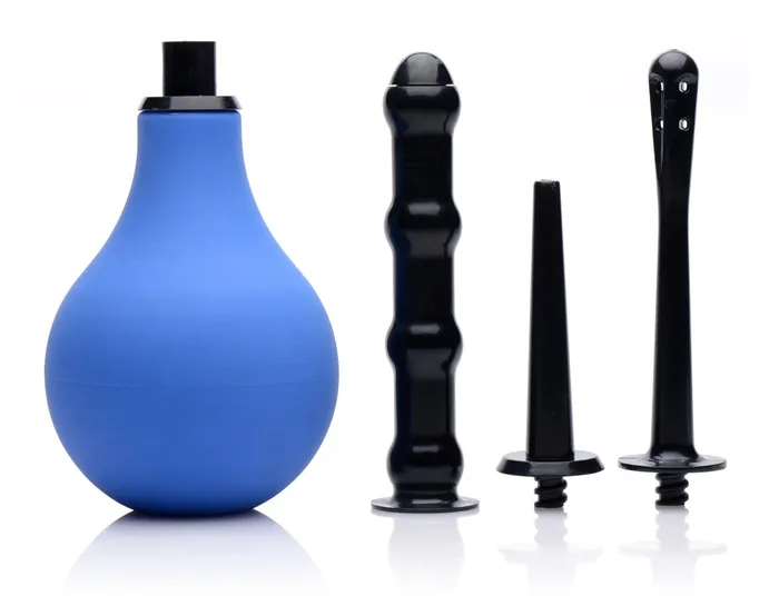 Premium One Way Valve Anal Douche Set XR Brands Clean Stream Anal Premium One Way Valve Anal Douche Set XR Brands Clean Stream Anal