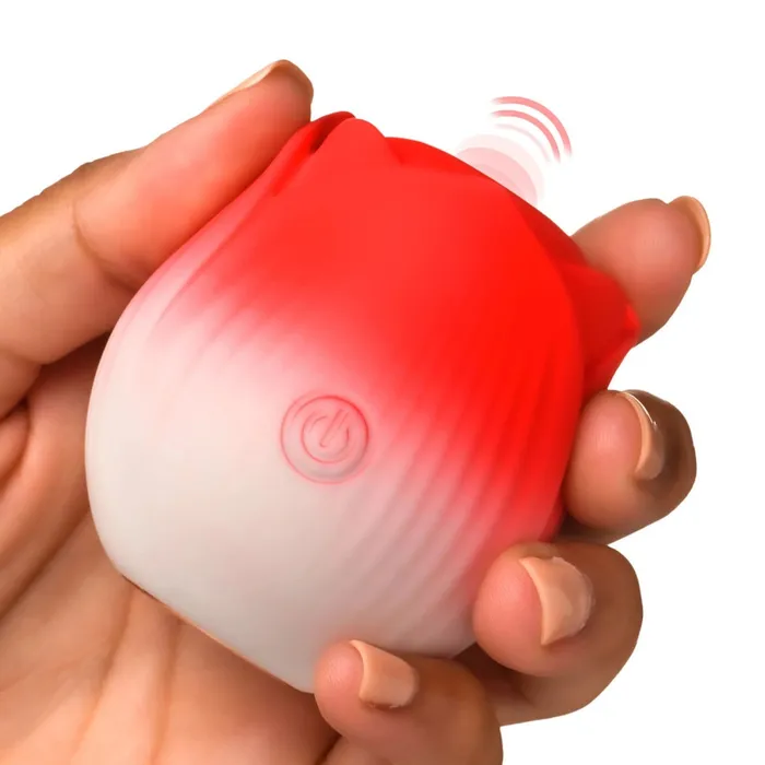 Pulsing Petals Throbbing Rose Stimulator Red XR Brands inmi Vibrators Pulsing Petals Throbbing Rose Stimulator Red XR Brands inmi Vibrators