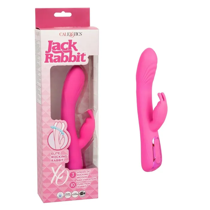 Vibrators CalExotics Jack Rabbit Elite Rocking Rabbit Pink