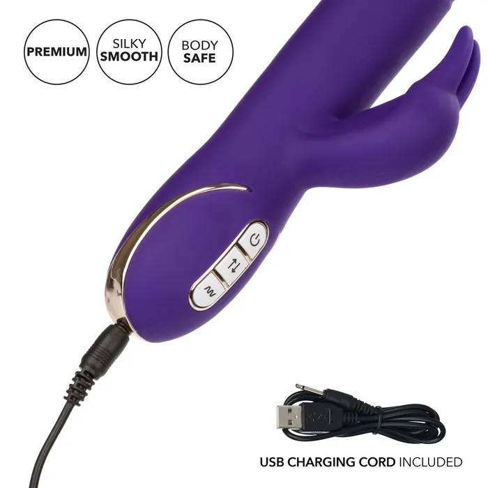 Castle Megastore Vibrators Jack Rabbit Signature Thrusting Rabbit Purple