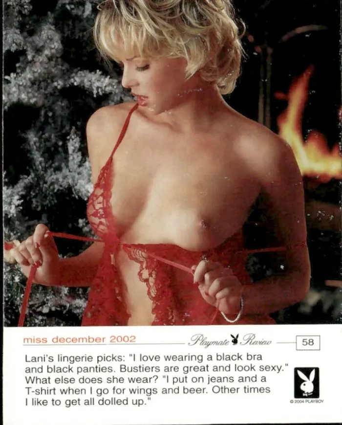 Dans Cards Vibrators Playboy Playmate Review Lani Todd Card 58 HAS SPOTS Dans Cards Vibrators Playboy Playmate Review Lani Todd Card 58 HAS SPOTS