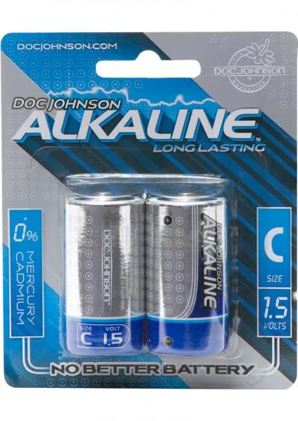 Doc Johnson Alkaline Batteries 2 C Doc Johnson Vibrators