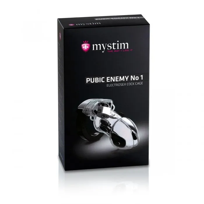 fetishtoyboxcom Male Sex Toys Mystim Pubic Enemy 1 Cock Cage