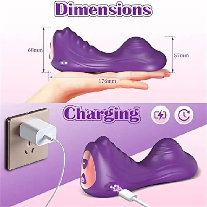 Adorime Vibrators Joyride Bump And Grind Vibrator Remote Control Adult Grinding Toys CurveFitting 68