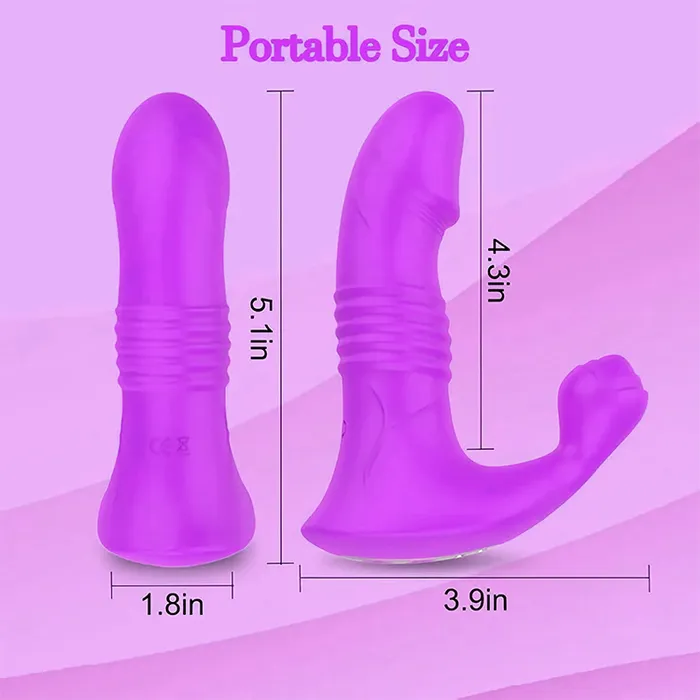 Oronova Vibrators AppControlled Thrusting Realistic Vibrator with Vibration