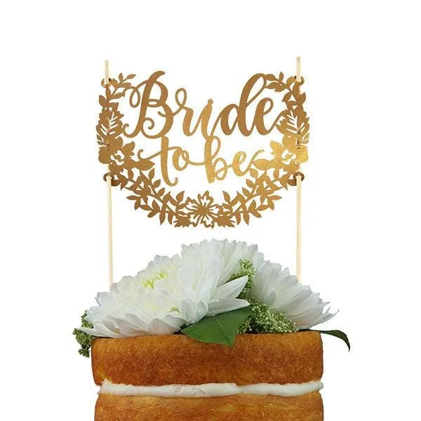 Alexis Mattox Design Vibrators Bride To Be Paper Cake Topper