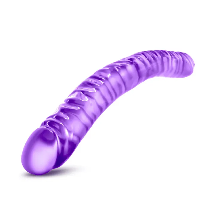 Blush Dildos Blush B Yours 18 Double Dildo Purple