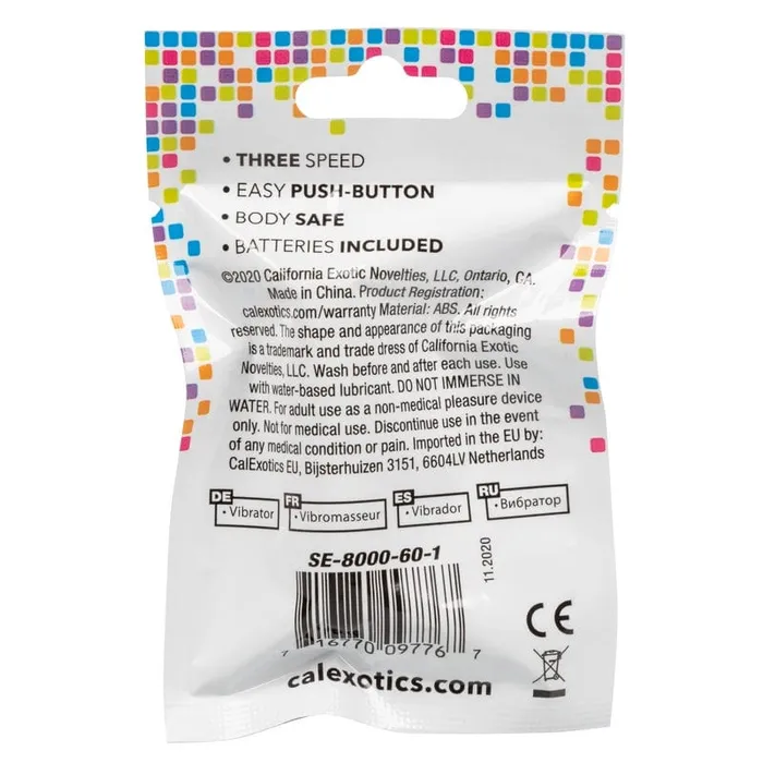 Calexotics Bullet Vibrator Foil Pack Purple CALEXOTICS Vibrators