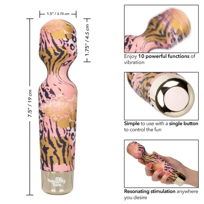 Calexotics Naughty Bits WTF Wand To Fuck CALEXOTICS Vibrators