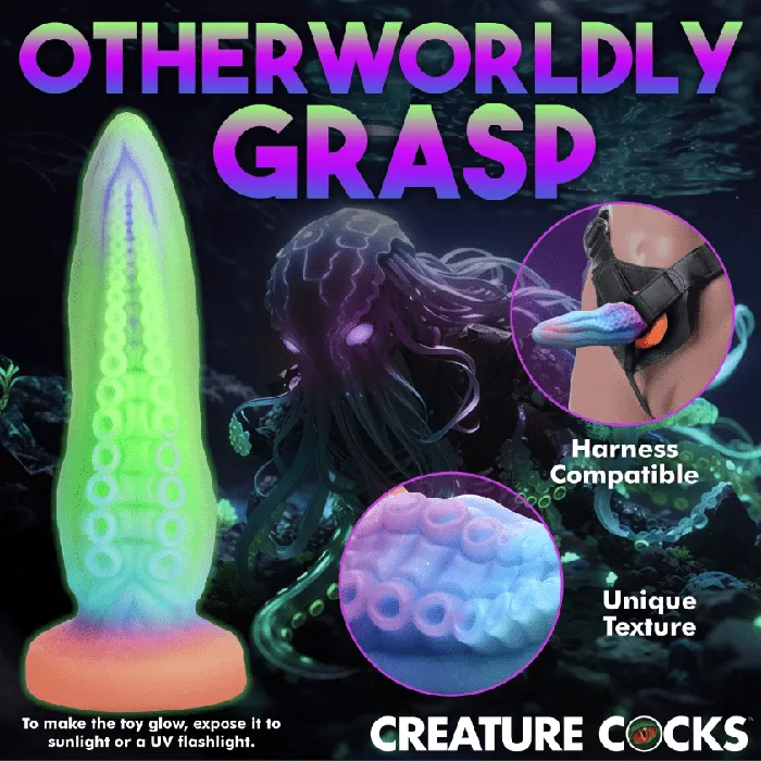 Creature Cocks Creature Cocks TentaCock GlowInTheDark Silicone Dildo Dildos