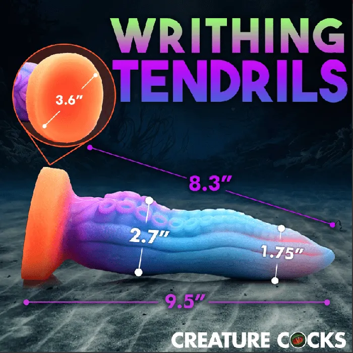 Creature Cocks Creature Cocks TentaCock GlowInTheDark Silicone Dildo Dildos