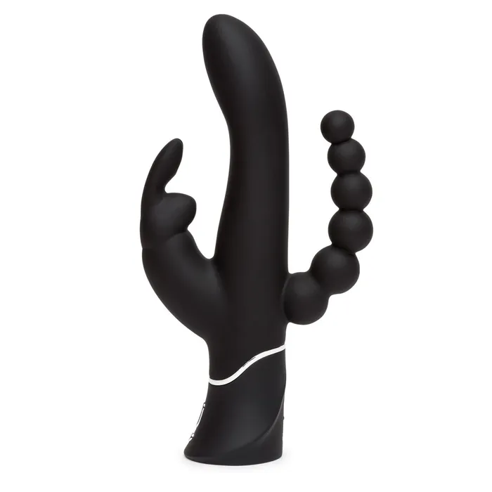 Happy Rabbit Vibrators Elite Triple Curve in Black