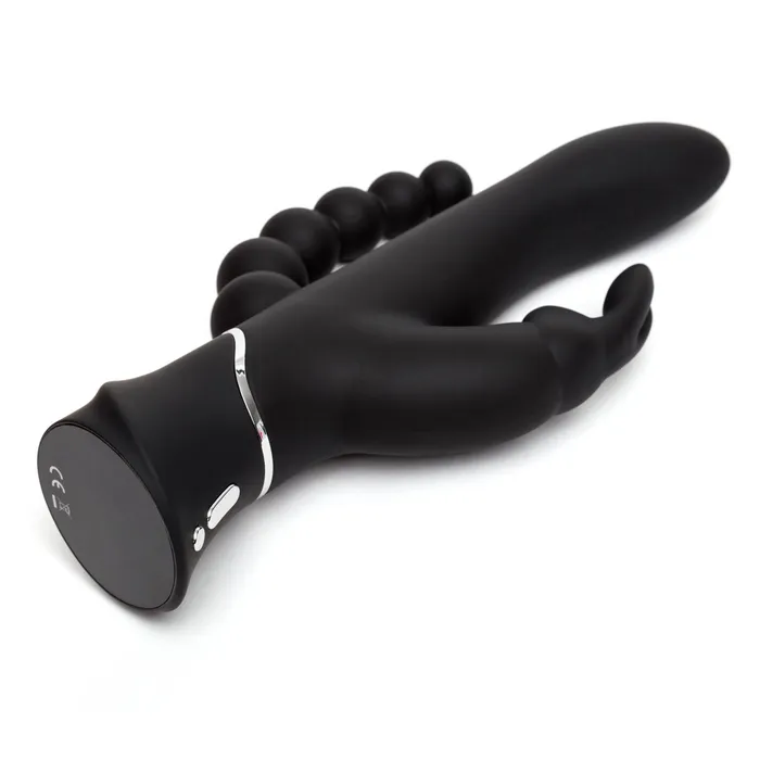 Happy Rabbit Vibrators Elite Triple Curve in Black