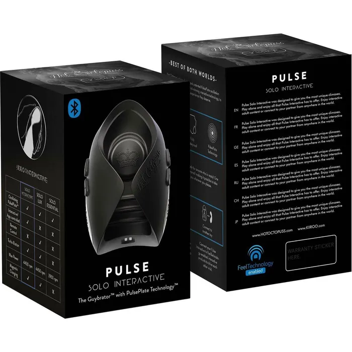 Hot Octopuss Pulse Solo Interactive by Kiiroo Hot Octopuss Vibrators