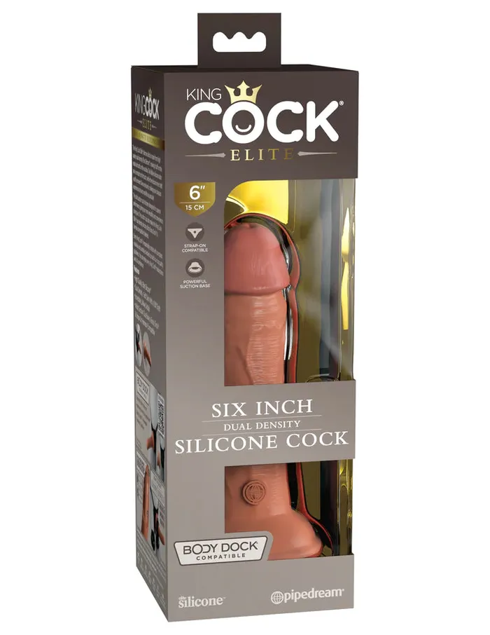 Pipedream Dildos 6 Silicone Dual Density Cock