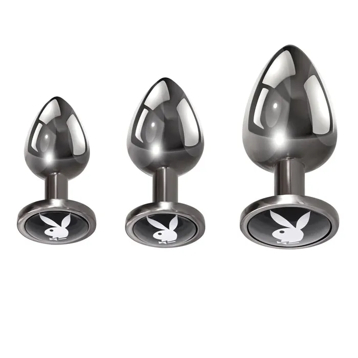 Playboy Pleasure 3 Ways Butt Plug Set Playboy Pleasure Anal