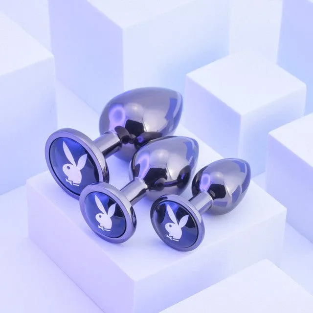 Playboy Pleasure 3 Ways Butt Plug Set Playboy Pleasure Anal