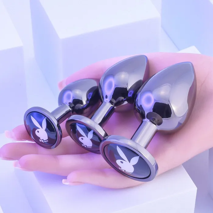 Playboy Pleasure 3 Ways Butt Plug Set Playboy Pleasure Anal