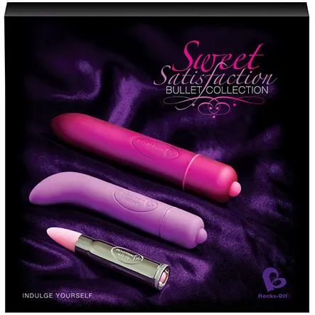 Vibrators ROCKS OFF Rocks Off Sweet Satisfaction Bullet Collection Box