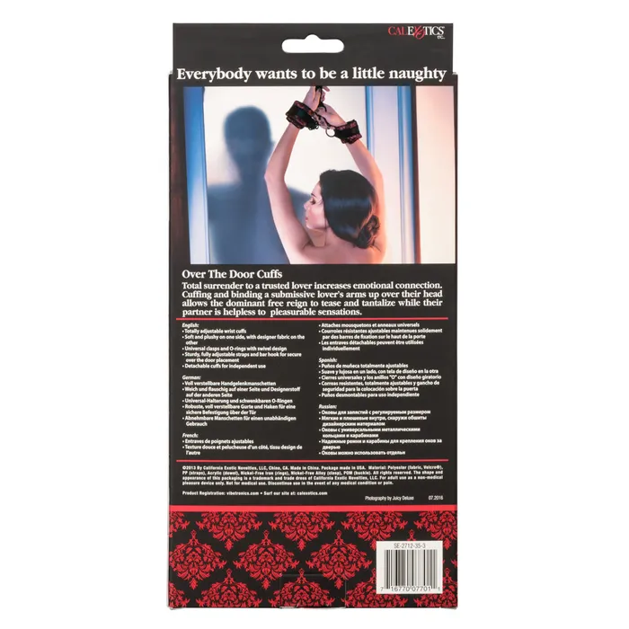 California Exotics Dildos Scandal OverTheDoor Cuffs