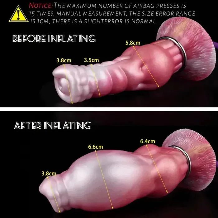 Dildos Xinghaoya Xinghaoya Inflating Knotted Dildo