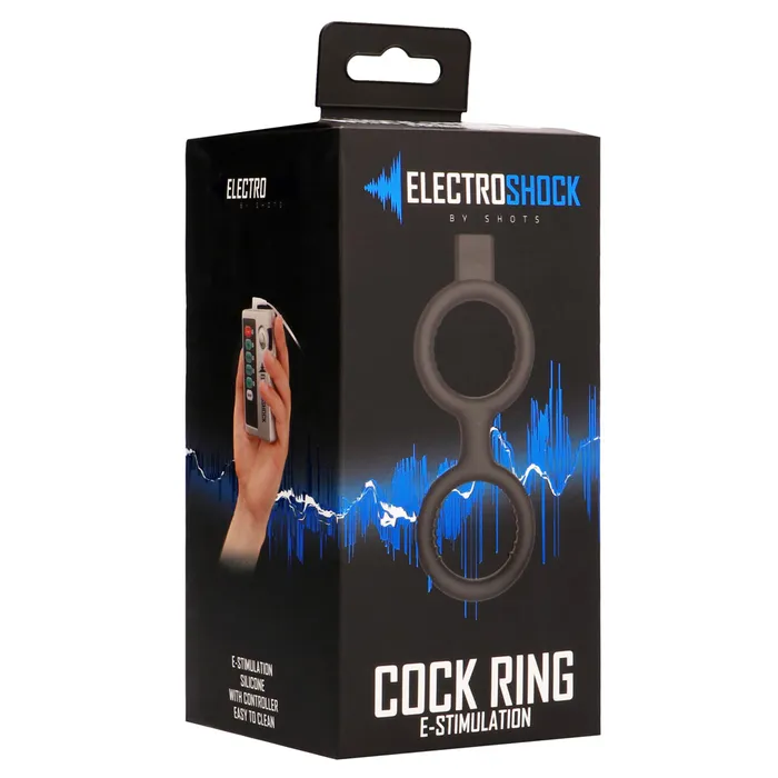 Electroshock EStimulation Cock Ring With Ball Strap Shots Media Male Sex Toys