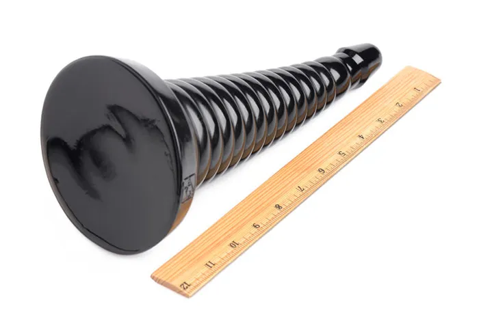 Male Sex Toys Giant Ribbed Anal Cone Master Series