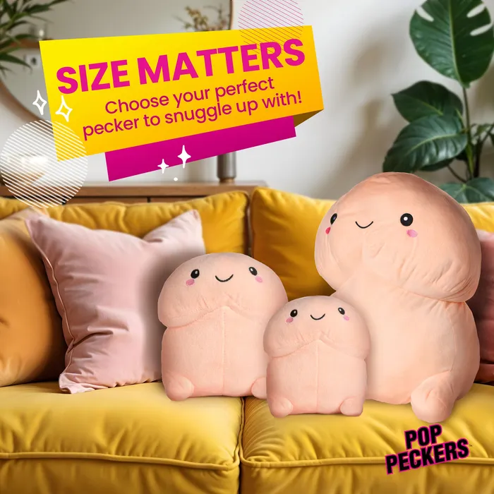 Pop Peckers Chibi Happy Peckers Pillow Vibrators