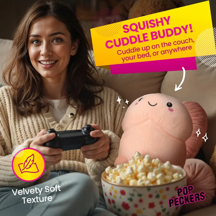 Pop Peckers Chibi Happy Peckers Pillow Vibrators
