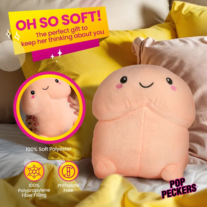 Pop Peckers Chibi Happy Peckers Pillow Vibrators